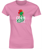 Cornshell Flakes Ladies Fitted Tee
