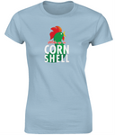 Cornshell Flakes Ladies Fitted Tee