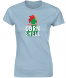 Cornshell Flakes Ladies Fitted Tee